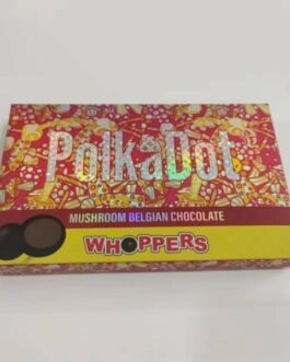 Polkadot Whoppers Mushroom Belgian Chocolate Bar