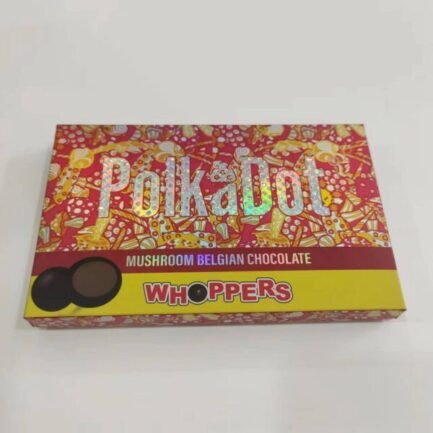 Polkadot Whoppers Mushroom Belgian Chocolate Bar