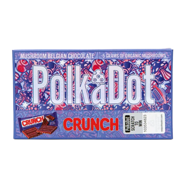 Polkadot Crunch Chocolate Bar