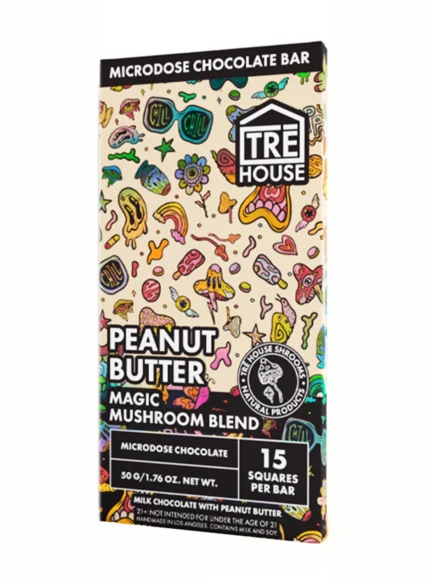 Peanut-Butter-Tre-House-Magic-Mushroom-Chocolate-Bar-50g