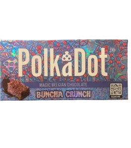 Polkadot Buncha Crunch Belgian Chocolate Bar